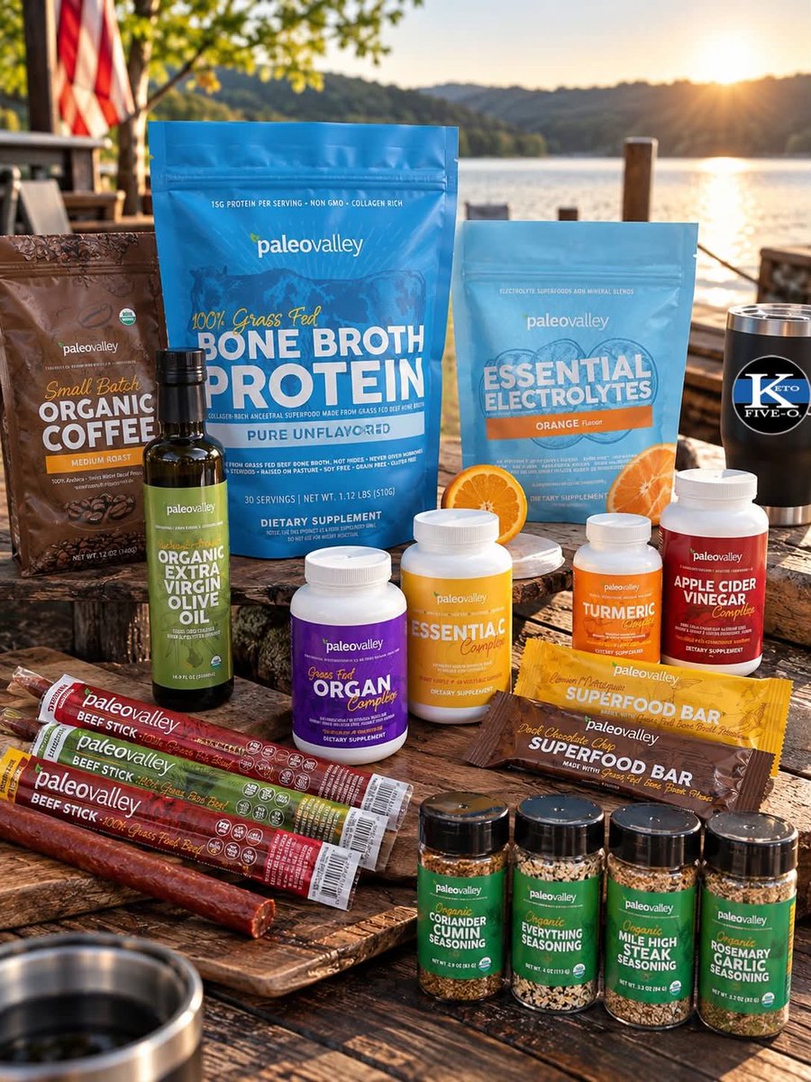 KetoFiveO's tweet photo. 15% OFF PALEOVALLEY 👇
Shop Paleovalley — 15% Off https://t.co/uW4ou2XXg7

A lot of you ask what Paleovalley products I use or recommend, so here’s an easy one to save.

This link gets you 15% off Paleovalley anytime — no waiting around for a BOGO or special sale.
🥩 Grass Fed Beef Sticks
���� Bone Broth Protein
⚡ Essential Electrolytes
☕ Organic Coffee
💊 Organ Complex
🫒 Olive Oil
…and plenty more.

I’ve been working with Paleovalley for years because there are products here that fit how I eat and how I live.
Use my link and save 15%. 👆

#paleovalley #ketofiveo #CarnivoreDiet