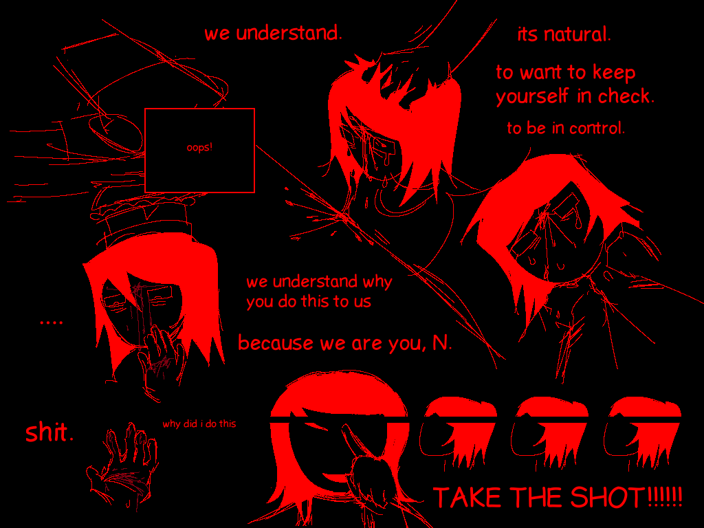 pathojon's tweet photo. Cw self harm death blood i think this is all just a part of his weird self loathing ritual
#007n7 [&amp; his clones]
we understand you, because we are you. https://t.co/xncJyambN4