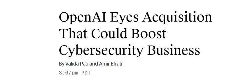 InferumAI's tweet photo. 🚨 BREAKING: OPENAI IS REPORTEDLY IN TALKS TO ACQUIRE ONE OF CRYPTO'S MOST RESPECTED SECURITY FIRMS

According to The Information, OpenAI is in early discussions to acquire Trail of Bits.

But this story is much bigger than crypto.

We're talking about a company that has spent more than a decade finding vulnerabilities in critical software, building security tools and researching ways to discover and fix bugs automatically.

And now one of the biggest names in artificial 

Trail of Bits was founded in 2012. It's is a cybersecurity research and engineering company.

Unlike a typical crypto auditing firm, its expertise extends far beyond smart contracts.

Its work covers:

 • Blockchain and smart contract security

 • Cryptography and zero-knowledge systems

 • Software vulnerability research

 • Reverse engineering

 • Fuzzing and symbolic execution

 • AI and machine learning security
 
• Security engineering and automated vulnerability detection

Three important examples:

Slither: open-source static analysis framework for Solidity and Vyper.

It helps developers identify potentially dangerous patterns in smart contracts without executing them.

Echidna: smart contract fuzzer that tests whether contracts behave correctly under large numbers of generated inputs.

Instead of checking only a few manually written scenarios, developers can use it to search for unexpected behavior.

Manticore: symbolic execution framework used to explore different execution paths and identify potentially vulnerable conditions in software.

These aren't speculative products.

They're real tools that have been used by security researchers for years.

And they help explain why Trail of Bits has a reputation that extends well beyond the crypto industry.

Trail of Bits has already been working on automated cybersecurity research.

In 2025, the company placed second in DARPA's AI Cyber Challenge, earning a $3 million prize.

Buttercup, was designed to autonomously discover and patch software vulnerabilities.

Traditional security research depends heavily on human experts examining code, identifying weaknesses, reproducing bugs and developing fixes.

But increasingly capable AI systems could help automate parts of that process.

It's directly relevant to OpenAI.

OpenAI isn't necessarily buying a crypto company to enter crypto.

Trail of Bits is well known in blockchain security, but its capabilities are much broader.

According to The Information, OpenAI is trying to build a substantial cybersecurity business.

Acquiring a company with years of experience in vulnerability research, security tooling and automated bug discovery could accelerate those ambitions.

Instead of building every capability internally, OpenAI could gain an established team with deep technical expertise.

The opportunity isn't limited to protecting OpenAI's own systems.

It could also involve developing security products for other organizations.

The same technology that can help defenders discover vulnerabilities can also make attackers more capable.

AI can help analyze code, investigate attack surfaces, and automate repetitive security work.

But those capabilities can potentially be misused.

As AI models become more capable, security becomes increasingly important.

Companies need systems that can identify vulnerabilities before attackers exploit them.

They also need ways to evaluate whether AI-generated code is secure.

And as AI agents gain access to tools, files, APIs, and sensitive systems, the consequences of security failures become much more serious.

An AI assistant giving a wrong answer is one problem.

An autonomous agent making a dangerous change to a production system.

It's clear that OpenAI aims to integrate its products into crypto, which will bring a whole new set of challenges the industry has never faced before.

Imagine an AI agent that can:

 • Interact with smart contracts
 
• Manage on-chain assets

 • Execute transactions
 
• Interact with DeFi protocols
 
• Pay for services
 
• Operate through connected applications

Every additional capability introduces potential security risks.

A compromised tool, malicious instruction, vulnerable contract, or poorly configured permission could have financial consequences.

Unlike a traditional chatbot mistake, a blockchain transaction may be irreversible.

That makes security especially important for financial AI agents.

OpenAI and Trail of Bits already have a connection

Trail of Bits public website lists security work involving OpenAI, including an OpenClaw assessment.

The company also references an open-source security initiative in collaboration with OpenAI. So this isn't necessarily a situation where two completely unfamiliar companies are suddenly considering a deal.

There's already a documented professional relationship. That doesn't prove an acquisition will happen.

But it makes the reported discussions particularly interesting.

 What could an acquisition actually change?

There are several possibilities.

First, OpenAI could strengthen its internal security capabilities.

Second, it could accelerate the development of AI-powered cybersecurity products.

Third, it could combine advanced AI models with established vulnerability research methodologies and security tools.

Fourth, it could expand its expertise in securing autonomous agents and complex software systems.

And fifth, Trail of Bits blockchain experience could become valuable if OpenAI develops products involving financial infrastructure.

That last point is a possibility, not a confirmed strategy.

There's currently no evidence that this acquisition is specifically intended to launch a crypto product.

According to The Information, discussions are still at an early stage.

The potential purchase price hasn't been disclosed.

There's no announced agreement, closing date, or confirmed acquisition structure.

And the negotiations could still fall apart.

It's also worth noting that OpenAI's interest in Trail of Bits doesn't automatically imply a new token, blockchain launch or crypto partnership.

Those would be separate developments requiring their own evidence.

The most interesting part of this story isn't that OpenAI might acquire a company known for auditing smart contracts.

It raises the biggest question:

As AI gets better at writing code, finding vulnerabilities, and operating software autonomously, who will build the security infrastructure that keeps those systems safe?

Maybe the next major AI business opportunity isn't another chatbot.

Maybe it's securing everything those chatbots and agents are about to control.