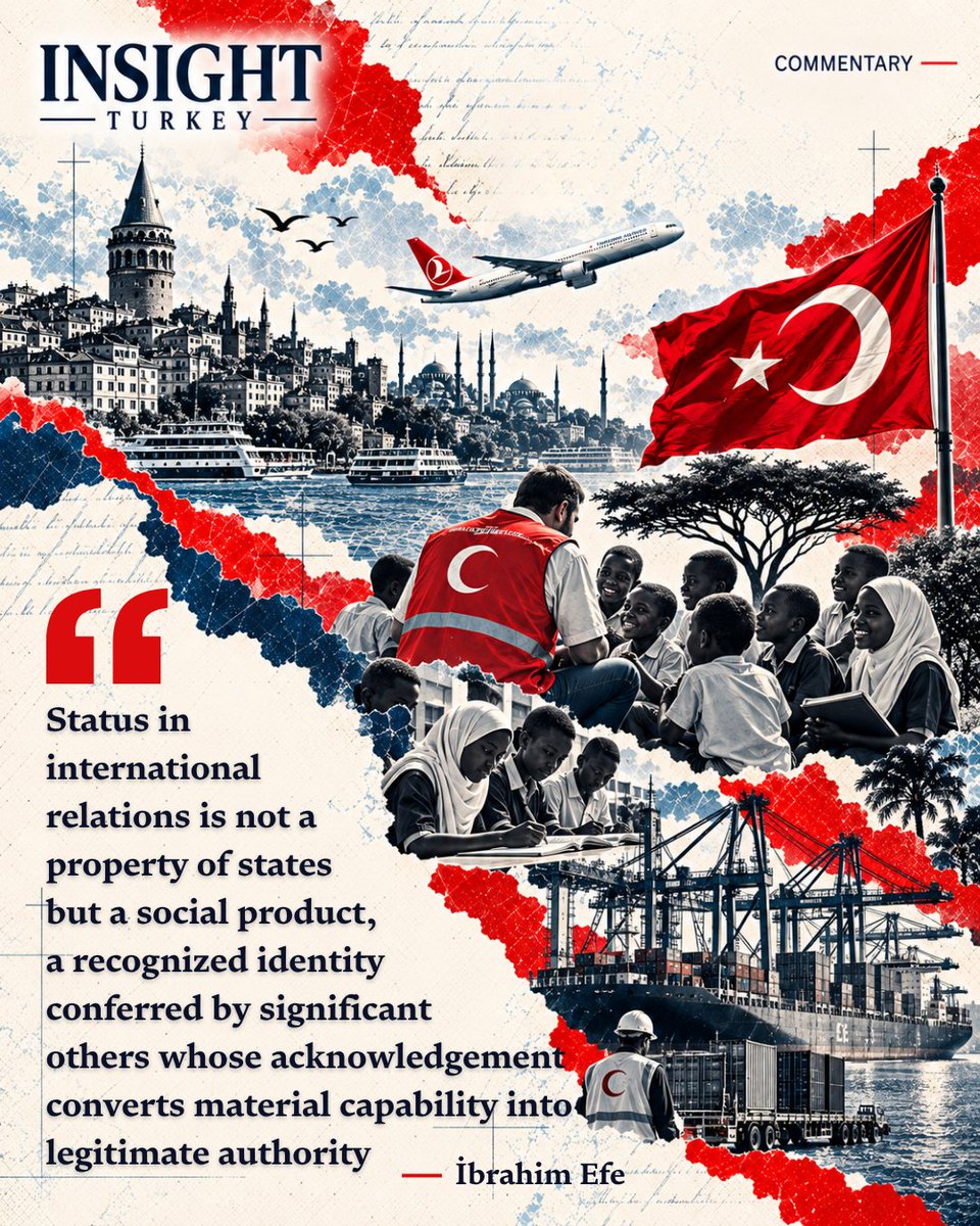 InsightTurkey's tweet photo. What turns presence into power—and power into recognition? İbrahim Efe analyzes Türkiye’s growing footprint in Africa and the structural gap between its material capabilities and its status in African and international perceptions. https://t.co/cbfg79TGhP