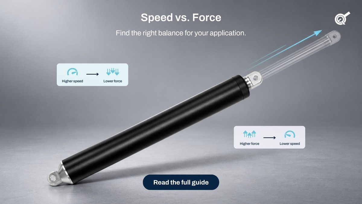 ProgAutoInc's tweet photo. ⚡ Speed or force—which does your application need?
Choosing a linear actuator isn’t just about going faster. Higher speed generally means lower force.

👉 Read the full guide: https://t.co/3rseI4FJCG
#LinearActuator #Automation #Engineering #Robotics #MotionControl https://t.co/ogIw0ITaqH