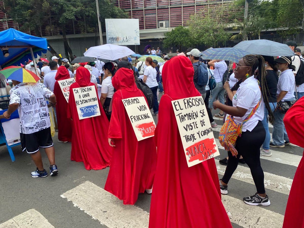 IreneVelezT's tweet photo. Dos imágenes dicen más que mil palabras. 🍃✊🏾 Pienso en mis páramos, pienso en mis selvas y pienso en mis ríos… Y me levanto en soberanía y dignidad 💛💛💙❤️. https://t.co/pyFet6TUV6