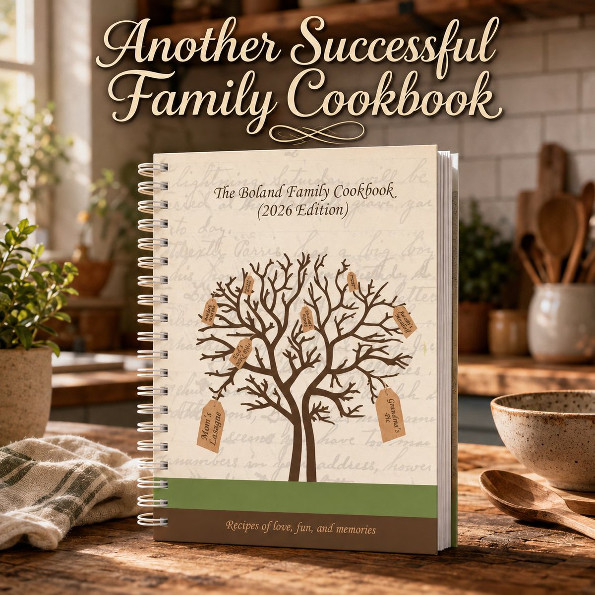 Family_Cookbook's tweet photo. "It's fun. It's helpful. It's meaningful."
Rich B., The Boland Family Cookbook
Visit https://t.co/IBmdIHVELt to start your own personal cookbook Today!
#familycookbook #cookbook #foodie #cookingathome #cookingtips #foodlover #cookbooklove #CustomCookbook #PersonalCookbook https://t.co/nCdvWtYbib