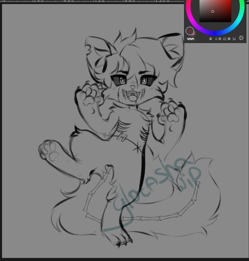 glotashaa's tweet photo. WIP commission art! OWO

#halloween #zombie #furry #art #sketch #wip #fox https://t.co/t3hoDNlmKV