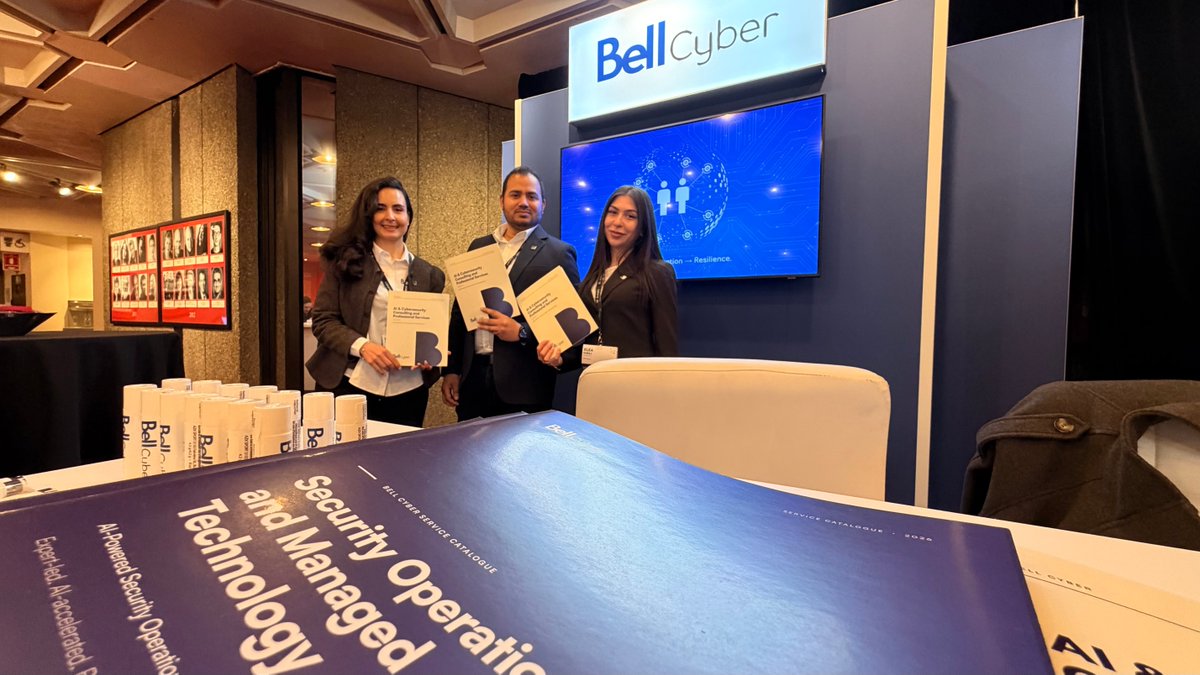 stratejm's tweet photo. Bell Cyber is at the CANARIE Summit in Ottawa! 🇨🇦 Let’s talk about protecting research and data through AI-driven automation and human expertise.

Attending? Come connect with our team! https://t.co/iSAOOxsswK