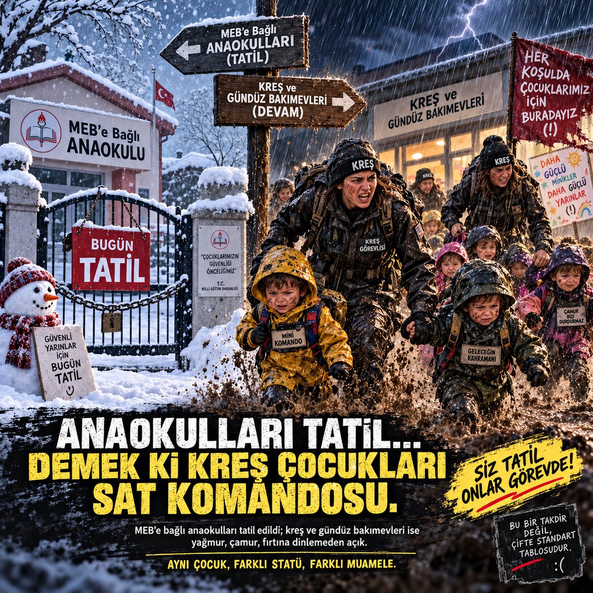 Fedemirci34's tweet photo. İstanbulda #yağmur  @gul_davut den bize çifte standart. Durum tam olarak bu! https://t.co/2sL9CKcAad