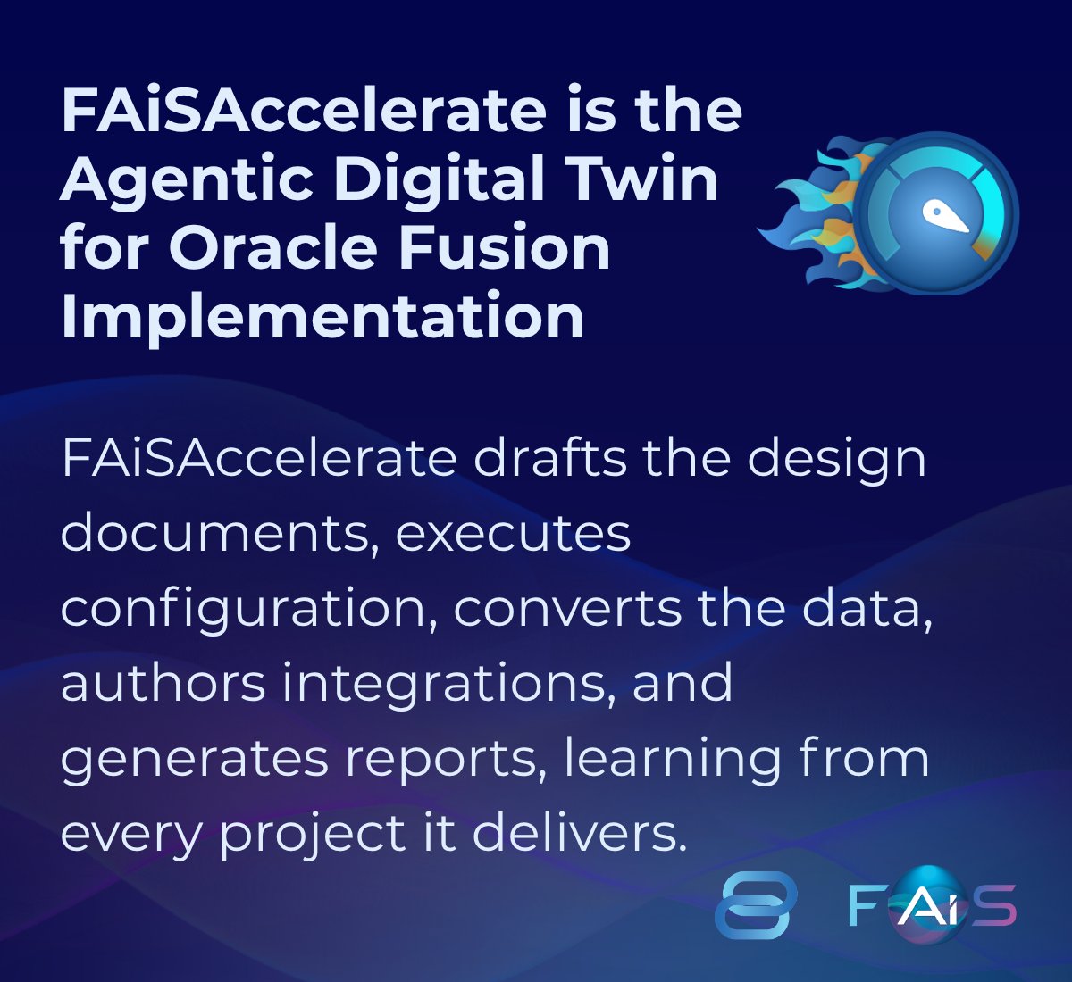 Automus_'s tweet photo. Part 1 of 2: FAiSAccelerate brings together a team of agentic AI agents to help streamline Oracle Fusion implementations from kickoff through go-live. Each agent has a specific role, working together to make implementations more efficient, consistent, and connected.

Discover the agents that help bring FAiSAccelerate to life and see how each one supports the implementation process.

Learn more about FAiSAccelerate and how it is helping simplify Oracle Fusion implementations.
📩 AI@Automus.com

#Automus #FAiSAccelerate #AI #AgenticAI