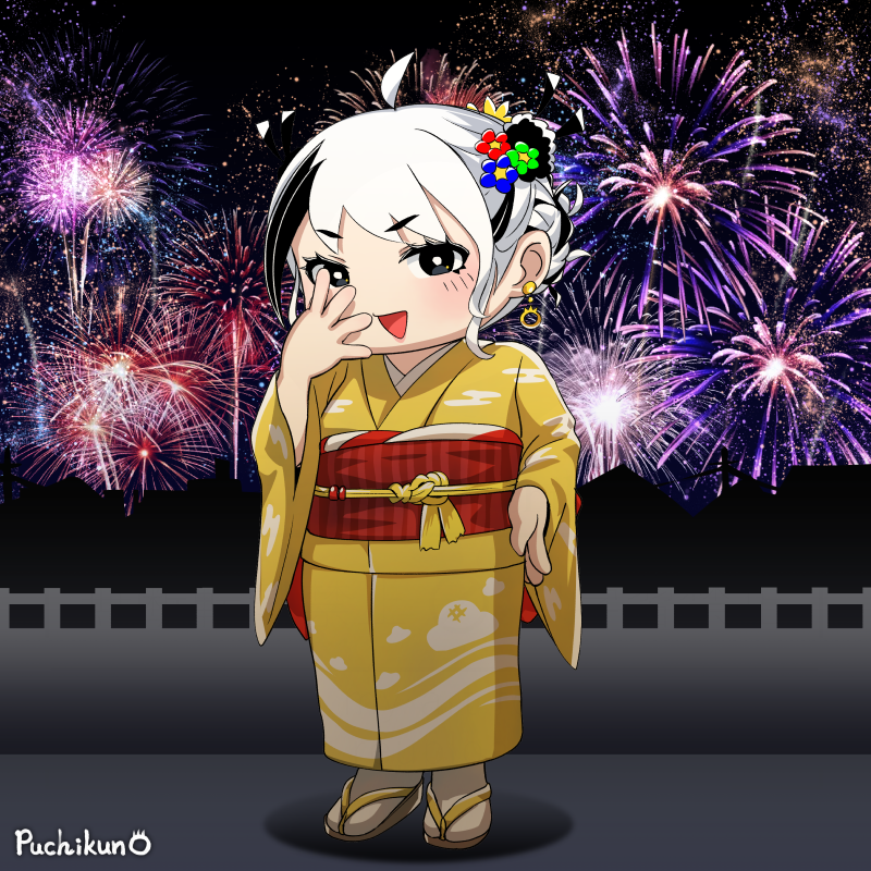 Puchikun01's tweet photo. おはモノチ☀️
「お祭りを楽しむっち!」
#MonochiProject https://t.co/JCEsFfKAzn