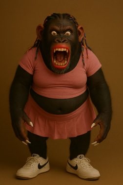 sabrinapout's tweet photo. @prettymochame @OrcPawson @mandala_mandy Lil nigglet should be stomped to d€ath full shade nigga https://t.co/esn09xwJVx