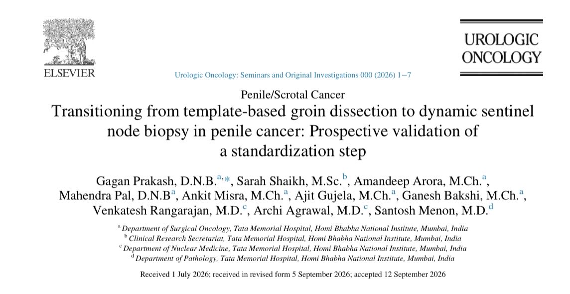 drgaganprakash's tweet photo. Standardise &amp; Validate : key steps when transitioning from template dissections to DSNB for cN0 penile Ca  @urosogo @usiboe @usioffice @GTumors @orchidcancer @tatamencan @YAUpenile_tesCa @PenileCancerr @CurtisPettaway1 @BandiniMd @MaartenAlbersen @SpiessPhilippe @LuisMedinaMD https://t.co/fM4UCGtkbs