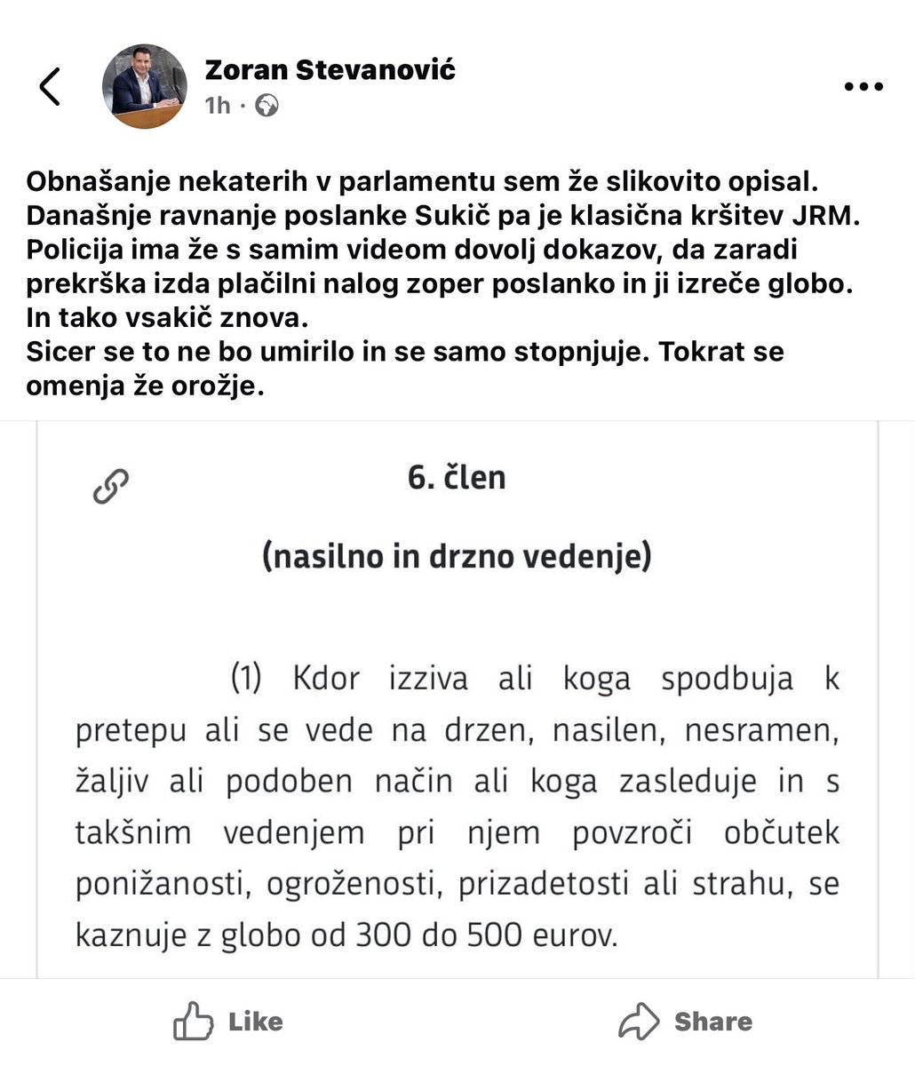 Jan_Slovenia's tweet photo. Odziv predsednika DZ na izpad Nataše Sukič https://t.co/aJuw5JIL7T