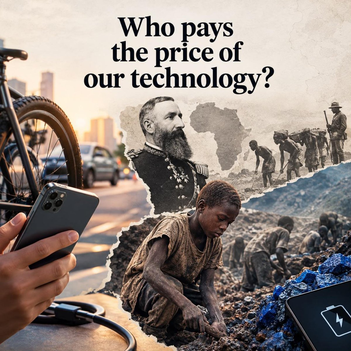 drashti_faujdar's tweet photo. ✍🏻 *पोस्ट 6 | 14 अक्टूबर ’26*
💭 *विषय — इतिहास*
──────────

📱*हमारी तकनीक की कीमत कौन चुकाता है?*

🛞*1890 के दशक में दुनिया में रबर की माँग बढ़ रही थी।* साइकिलों और मोटरगाड़ियों के बढ़ते चलन ने इस माँग को और बढ़ाया। लेकिन कांगो में इस रबर के पीछे जबरन मज़दूरी और हिंसा की कहानी थी।

🇨🇩 *बेल्जियम के राजा लियोपोल्ड द्वितीय के शासन में लोगों को रबर का तय कोटा पूरा करने के लिए मजबूर किया जाता था।* बंधक बनाना, मारपीट और हाथ काटने जैसी क्रूरताएँ दर्ज हुईं। हिंसा, बीमारी और अकाल से आबादी को भारी नुकसान पहुँचा; कुल मौतों की सटीक संख्या विवादित है।

⚡️ *एक सदी से अधिक समय बाद, कांगो लोकतांत्रिक गणराज्य दुनिया का प्रमुख कोबाल्ट उत्पादक है।* अमेरिकी भूवैज्ञानिक सर्वेक्षण के अनुसार, 2024 में दुनिया के खनन-आधारित कोबाल्ट उत्पादन का लगभग 75% यहीं से आया। 

🔨*कोबाल्ट का इस्तेमाल स्मार्टफ़ोन और बिजली से चलने वाले वाहनों की बैटरियों में होता है।* लेकिन इस तकनीक की कीमत सबके लिए एक जैसी नहीं।

🇨🇬*कांगो की कुछ अनौपचारिक, छोटे पैमाने की खदानों में बाल श्रम गंभीर चिंता है।* कुछ अनुमानों के अनुसार, लगभग 40,000 बच्चे कोबाल्ट खनन से जुड़े हैं यह वर्तमान की सटीक गणना नहीं है। 

📌*अंतरराष्ट्रीय श्रम संगठन ने 2024 में हौट-कटांगा और लुआलाबा प्रांतों की खदानों में 6,200 से अधिक बच्चों के काम करने की सूचना दी थी।* ह्यूमेनियम में उद्धृत 11 वर्षीय फ़ॉस्टिन के शब्द हैं: “मेरे दोस्त स्कूल जाते थे, और मैं खदान में काम करता था।”*

🌟*यह इतिहास केवल अतीत की क्रूरता नहीं दिखाता बल्कि यह उस दूरी को भी दिखाता है जो सुविधा पाने वालों और उसकी कीमत चुकाने वालों के बीच बन जाती है।* 

👁️ *जब लाभ हमारे पास आता है और नुकसान हमारी नज़रों से दूर रहता है,* तो हम अपनी सुविधा को सामान्य मानकर उसके पीछे के सवालों से बच सकते हैं।

*👉 मैं तकनीक की सुविधाएँ चाहता हूँ,* लेकिन जब उसकी मानवीय कीमत सामने आती है, तो क्या मैं उस पर ध्यान देता हूँ या यह कहकर आगे बढ़ जाता हूँ कि ‘यह मेरी ज़िम्मेदारी नहीं है?’

❓*प्रश्न यह है कि क्या मैं अपनी पसंद और सुविधा के प्रति अपने रवैये को ईमानदारी से जाँचने को तैयार हूँ?*

🔎 *स्रोत*:

• ब्रिटानिका -https://t.co/IFUE4WZ55H

• ह्यूमेनियम -https://t.co/CZMLXZBSSZ

• अमेरिकी भूवैज्ञानिक सर्वेक्षण - https://t.co/ntxWPsdVm3

#AcharyaPrashant #History #VidyaAvidya

Posted by Vidya-Avidya on Acharya Prashant App.

Download Now -

https://t.co/KdkQCPoEzI