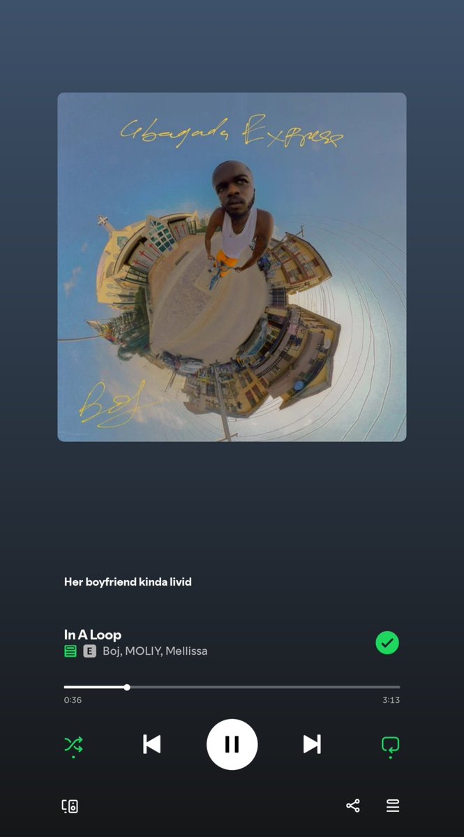 Avldlvngsyne's tweet photo. I no fit ever skip this song https://t.co/kftrw1J9sn