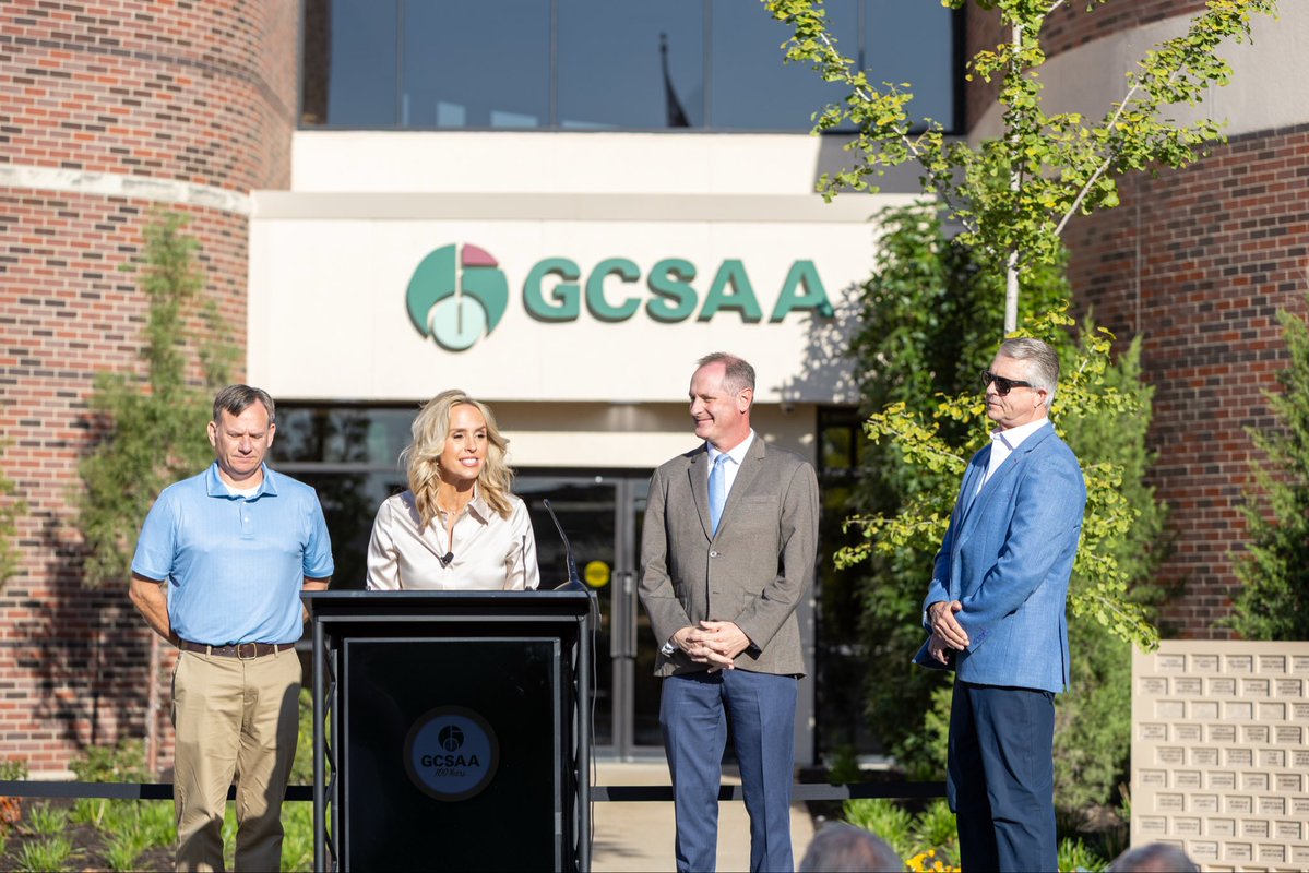 LThompsonGC's tweet photo. A Centennial Celebration worthy of this vital organization in the game! Was a huge honor to be there at @GCSAA Headquarters to ring in their 100th Anniversary #Onward https://t.co/awCLq5SjjC