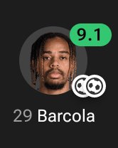 CFCsunny_'s tweet photo. Lamine in 90mins     Barcola in 40mins
+ with Gordon's help https://t.co/awlJuMWJzo