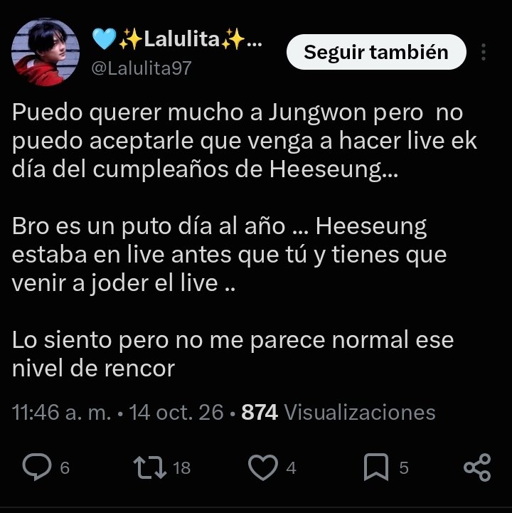 Nabet00's tweet photo. El nivel de hipocresía que debes de tener para ponerte a tirarle a jw con su icon es una locura. No terminar de conectar neuronas para entender que son artistas separados y que won puede hacer live cuando le de la gana. Dios como les gusta cagar el palo a estas https://t.co/T1Oz1lrXPI