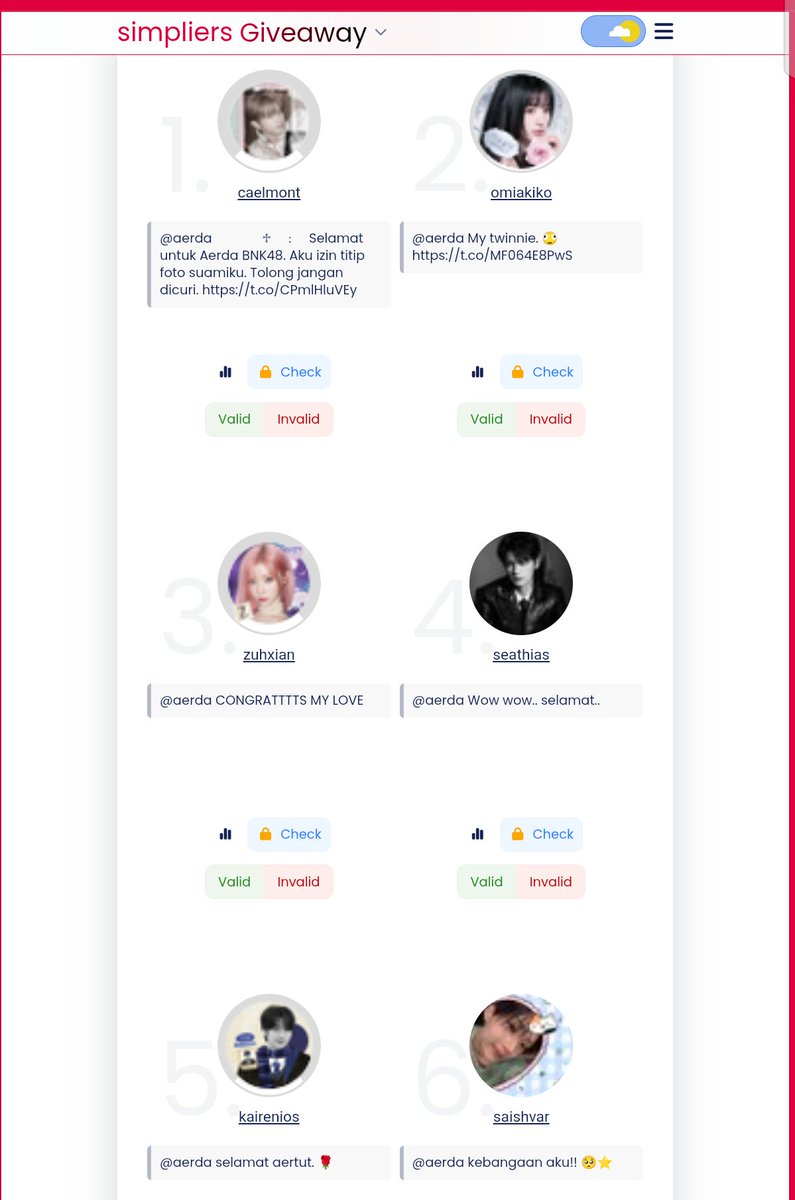 aerda's tweet photo. ㅤ 

Selamat, teman-teman! Tunggu aku dm kalian yaa. 🤍

1. Sylas (moodboard theavantlab)
2. Naomi (moodboard theavantlab)
3. Zhuxian (moodboard theavantlab)
4. Matthias (basic 229AVENUE)
5. Kairi (basic 229AVENUE)
6. Saishira (manip 229AVENUE)

https://t.co/Ok2jBPd1T9

ㅤ https://t.co/1LWXuFX8my
