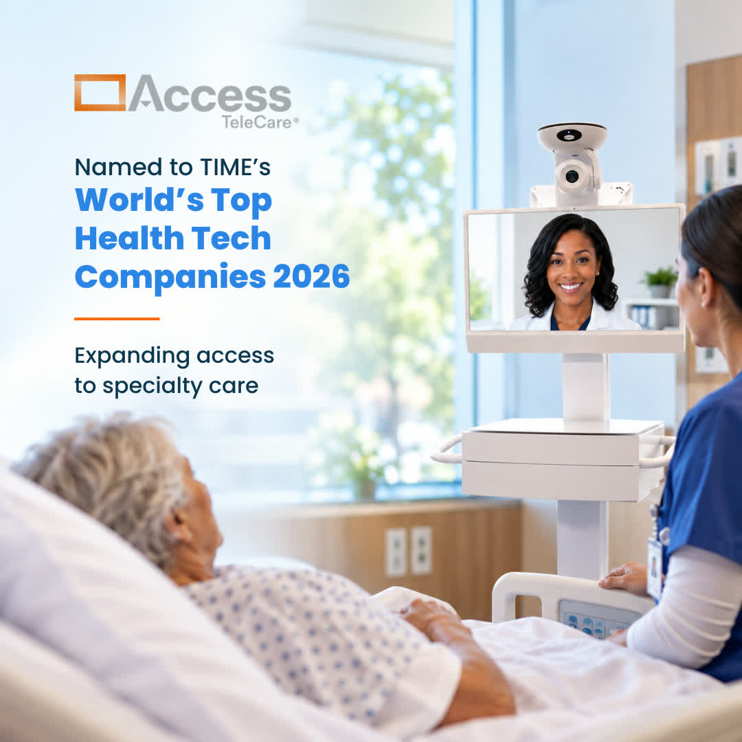 AccessTeleCare's tweet photo. Access TeleCare has been named to TIME's World's Top HealthTech Companies 2026, a global list of 500 companies across more than 30 countries.

Our work starts with the hospitals and care teams patients depend on. Through telemedicine, we connect those t... https://t.co/2SdFExsvlo https://t.co/A4bivGCHHL