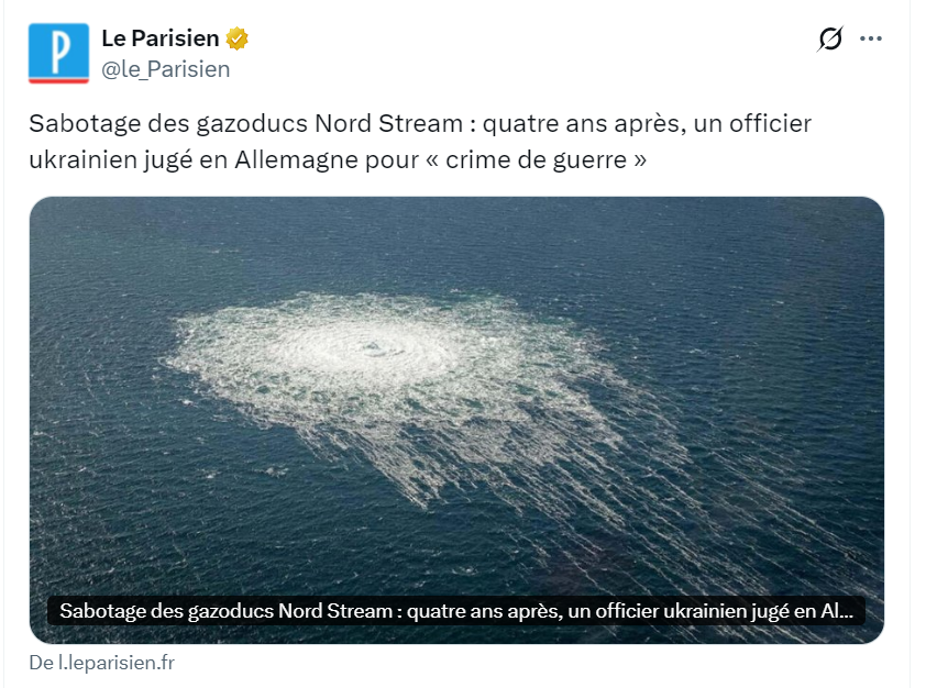 NapoLeon1226391's tweet photo. A l'attention de ceux qui ne savent pas ou ne veulent pas savoir.
C'est bien Zelensky qui a ordonné les attentats contre les gazoducs Nord Stream.
Désolé bande de minables, les russes n'y sont pour rien... https://t.co/4blCXMB0LB
