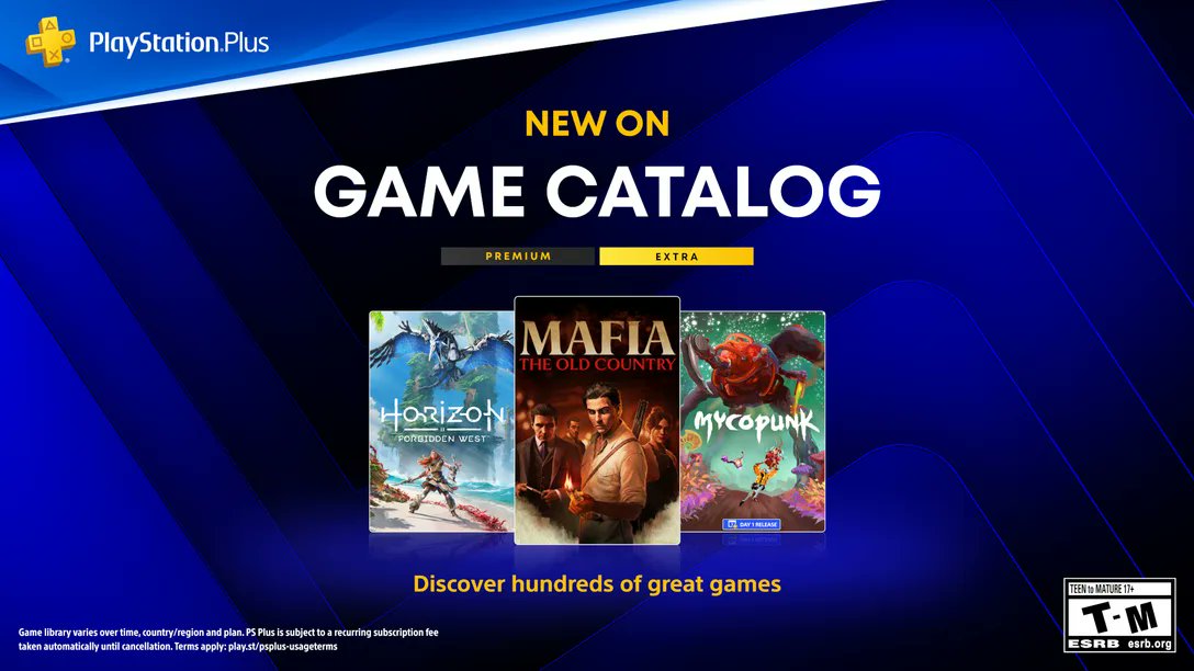 BIGFANSBLOG's tweet photo. PlayStation Plus October 2026 Game Catalog Revealed With Mafia and Horizon Forbidden West https://t.co/E8zUrLWIIw
#PlayStationPlus #PSPlus #GamingNews #PS5 #PlayStation https://t.co/ewfB8oAVwE