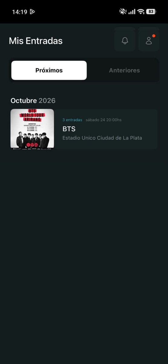 Camitickets's tweet photo. ⭐ Vendo las últimas 3 entradas para BTS ♦️

$60.000 ARS Campo // Últimas entradas❗(Me las regalaron)

❌NO se dejen estafar, siempre vendo, muchas referencias,etc

📩 Dejo mi wsp para que me pidan referencias y todo

⏩ 351 599 5094

bts campo busco compro la plata argentina https://t.co/acqleLsVRJ