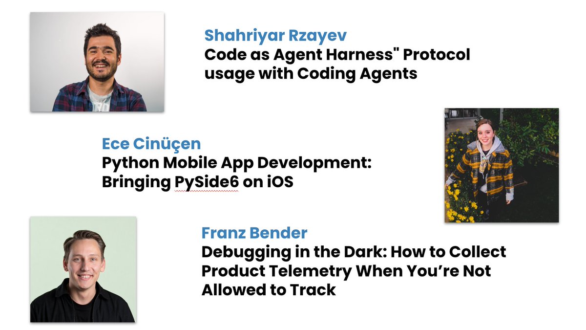 PyBerlinPython's tweet photo. Today's agenda https://t.co/4I6ymoDAEJ