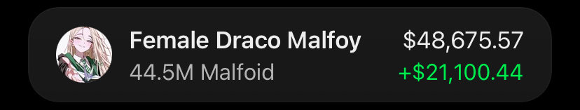 SOL_ALPHA_T01's tweet photo. $MALFOID Is printing massively on my Alpha telegram group 🏆🚀

If you’re in my  tg group your copy trade would have been on same profit as I am.

Ca: 6zzzG49KX5nksnqfogs31dwoMYSHaJXkropKbv1QZVga https://t.co/MQiim41T7j