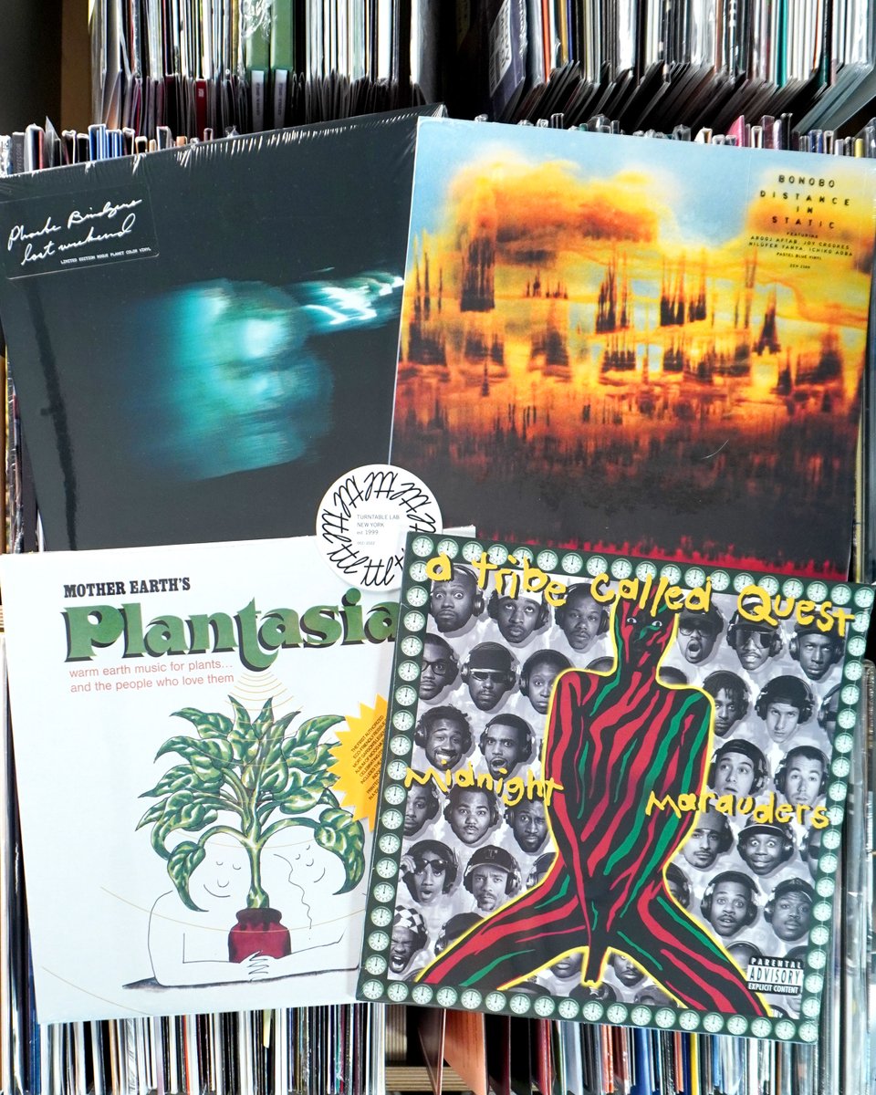 TurntableLab's tweet photo. #ttlrestocks 🔑 Phoebe Bridgers, @si_bonobo, Plantasia, @ATCQ + more key restocks hitting the site:

⇢ https://t.co/EyWFSviP8a https://t.co/AfVlEmcmR0