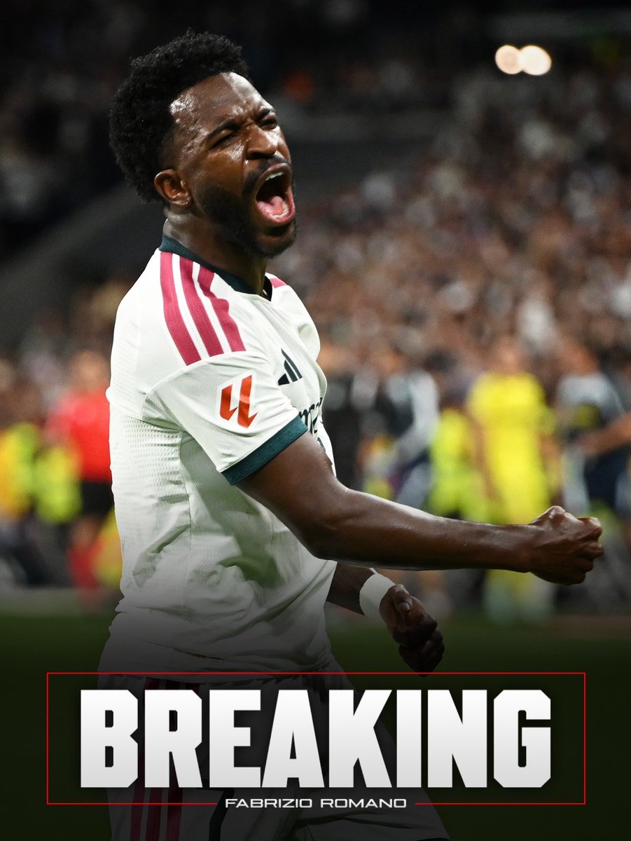 FabrizioRomano's tweet photo. 🚨 BREAKING: Vinicius Jr has been suspended for 4 La Liga games — out for El Clásico.

The Brazilian will miss the following games.

- Sevilla (H)
- Barcelona (A)
- Racing Club (A)
- Valencia (A) https://t.co/QxC1RuJ5ew