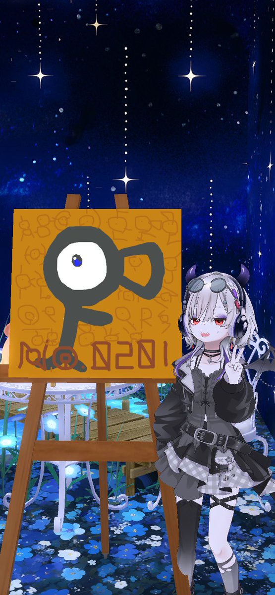 otearai1029's tweet photo. 深夜枠ありがとうございました！
りんりんりりんないサポ！ヤンキーがなぜ後頭部にサングラスかけがちなのかの話の途中にサポ取るんはさすがでした👏✨
急遽アンノーンを描く事になり描きましたが割と良い出来では…！？こだわりは背景とNo.のアンノーン文字です。また一緒に夜更かししよーね？ https://t.co/sYgk9L6tQl