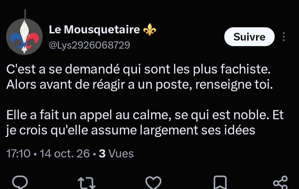 Kylbachov's tweet photo. Comment se ridiculiser en voulant clasher sur X 🤧 

Le troll de droite fait des fautes niveau primaire et se revendique patriote français 🤦

Tellement GÊNANT mais le ridicule... 🤓

Trouvez les fautes de français ⬇️ 

@Lys2926068729 https://t.co/a0QiKG5NaP