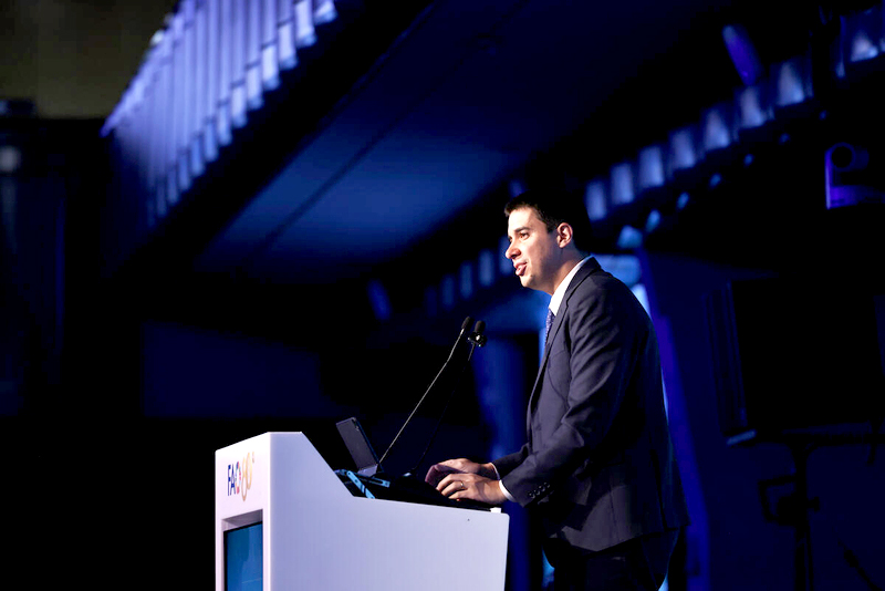 UNYouthAffairs's tweet photo. Young people are already shaping our agrifood systems 🌱 Speaking at the opening ceremony of the @World_FoodForum, ASG @felipepaullier emphasized that the future of agrifood systems depends on the choices and investments we make today. #YouthLead #WFF2026 @FAO https://t.co/xyqarWVnwF