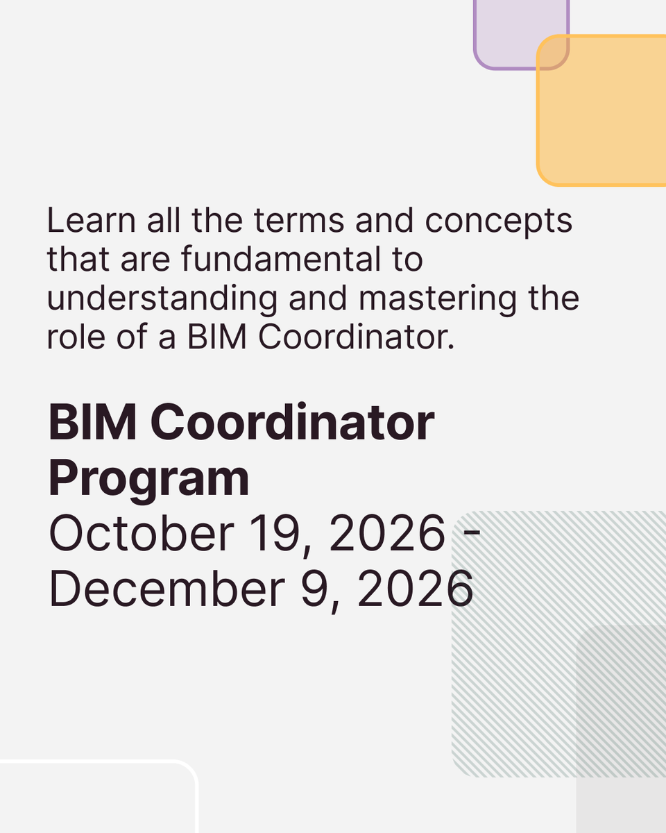 GRAPHISOFT's tweet photo. Do you know if your firm needs a BEP?
What LOIN should your concept be?
Is EIR necessary for your project?

Find out what these terms mean in the BIM Coordinator Program:
INT - https://t.co/VOvzESZ17f
NAE - https://t.co/ceID8ji3BW
UKI - https://t.co/ykXKPM6q0D

🗣️ ENG https://t.co/2v0A8sfjz5