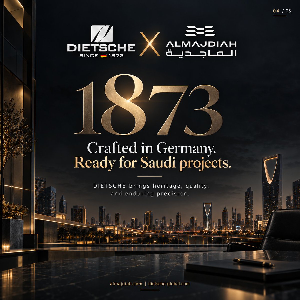 Dietscheglobal's tweet photo. Dietsche is pleased to announce a strategic partnership with Almajdiah.

#Dietsche #Almajdiah #RealEstate #SaudiArabia #Vision2030 https://t.co/TuhiIEC8XF