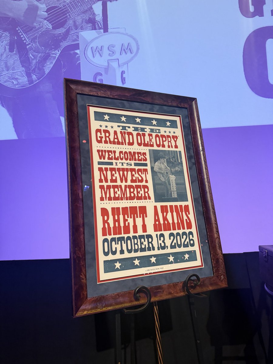 GovKemp's tweet photo. What an honor to be in Nashville to celebrate Georgia’s own and newest Opry member, Rhett Akins! https://t.co/NmQwVUpe91