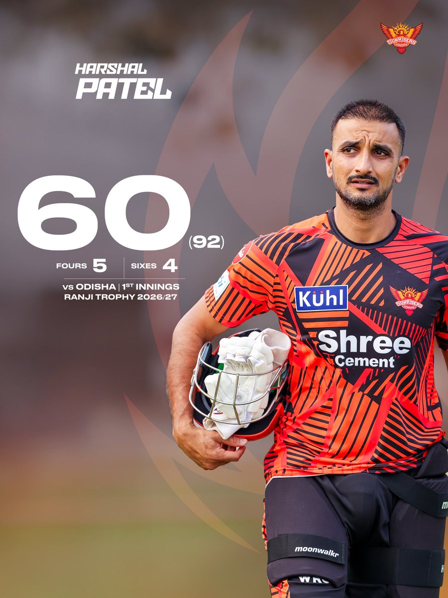 SunRisers's tweet photo. Our Risers put on a fiery show in the Ranji Trophy 💪🧡 https://t.co/OfkpSzeACP