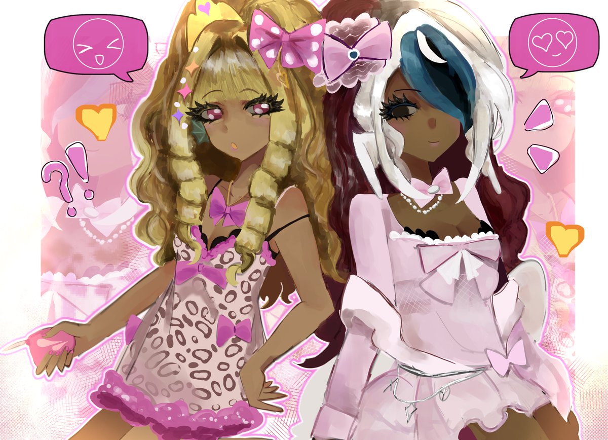 seraphicrennyi's tweet photo. Sunny side up gyaru girls + scrapped sketch 
#princezam #eggchan https://t.co/rStuL5a2mr