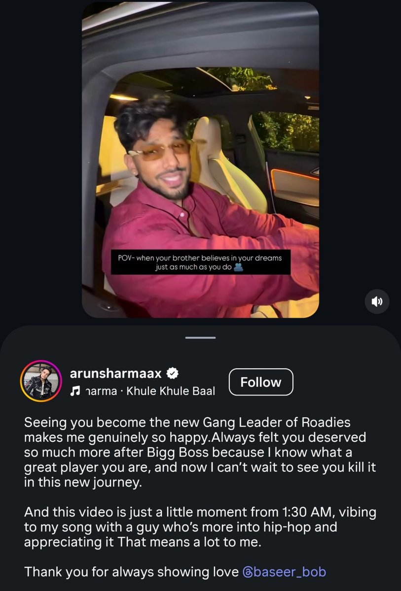 merii_marzi's tweet photo. Baseer wins hearts, earns respect, and gets endless support through his sheer charm and personality. 💥🫠

#BaseerAli #BaseerSquad #RoadiesRebirth

https://t.co/BLq0awK6KB https://t.co/B4ufw4TBjl
