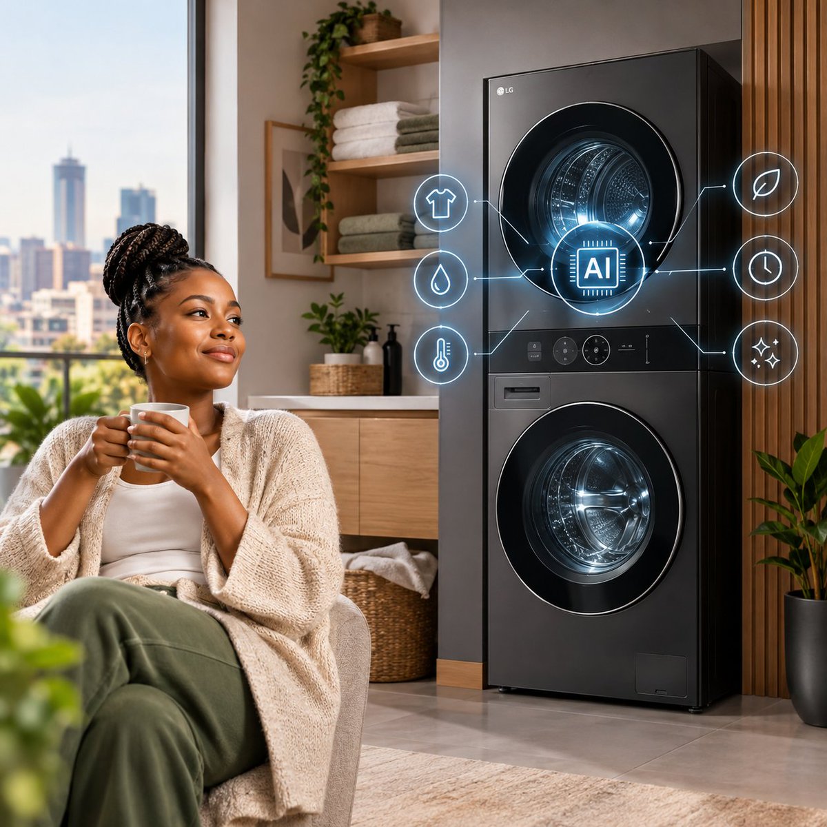 SwalaNyetiKe's tweet photo. What if your washing machine did more of the thinking for you?

Between work, Nairobi traffic and family responsibilities, laundry can take up a lot of time. LG’s WashTower is designed to make some of those everyday decisions automatically.
@LGEastAfrica 
#LGWashTower https://t.co/e0YcTI2Z9Q
