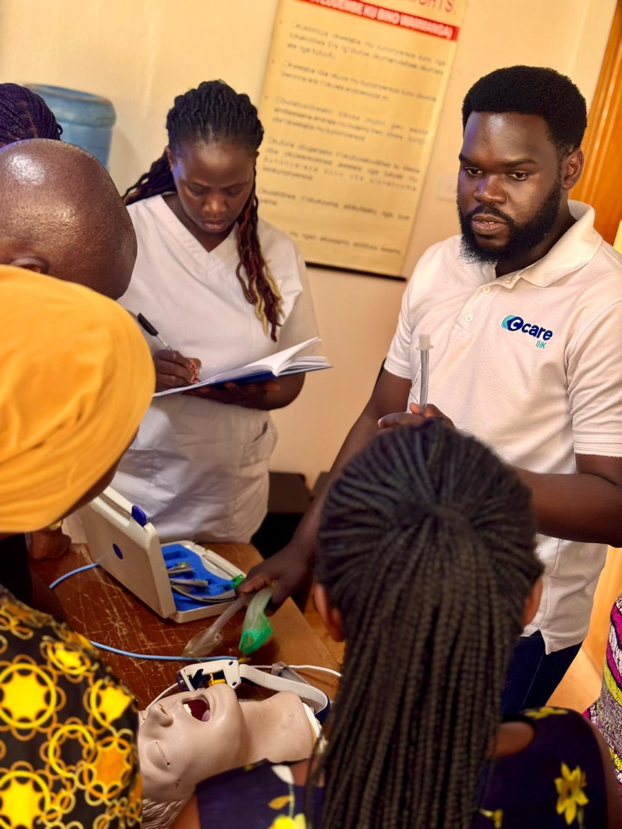 C_Care_HSI_Ug's tweet photo. This week, C-Care HSI Training Center Uganda is at the @MRC_Uganda, training staff in ACLS.

In clinical research, emergency preparedness matters. Resuscitation readiness can make a critical difference when emergencies arise.

#ACLS #ResuscitationTraining #EmergencyPreparedness https://t.co/uZQ52l53WM