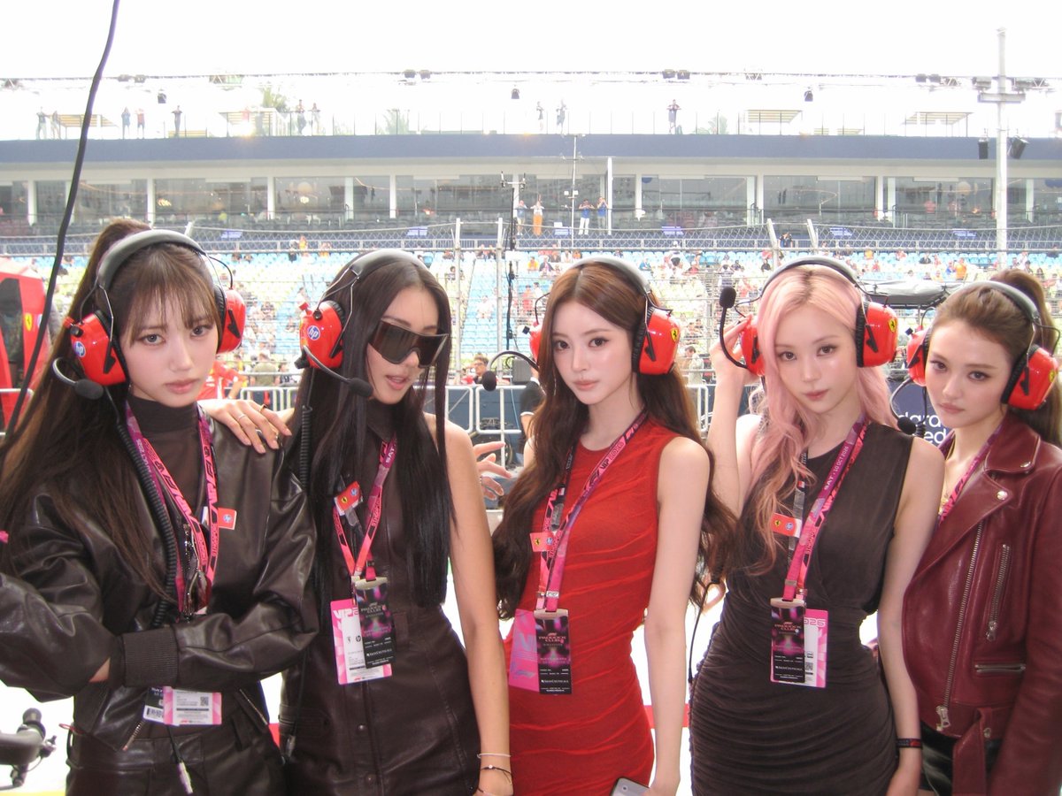 dailygawon's tweet photo. MEOVV AT F1?!!? SO MUCH AURA https://t.co/rtSQcpTg2C