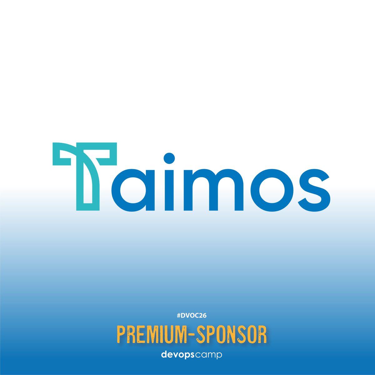devops_camp's tweet photo. Premium-Sponsor: #taimos - Vielen Dank für eure Unterstützung! #dvoc26 #devopscamp #devops #barcamp #nuedigital https://t.co/SYuSmgxHas