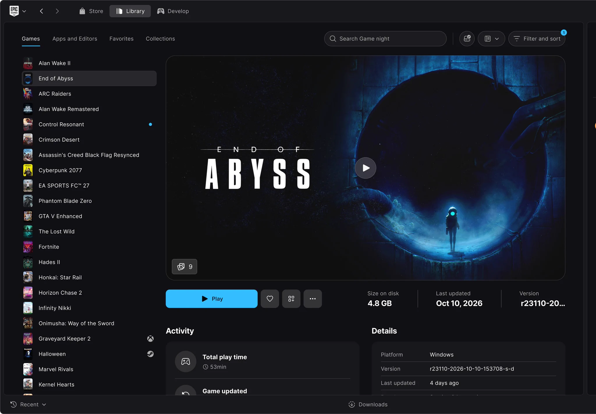 Epic Games Launches Faster Overhauled Launcher Preview