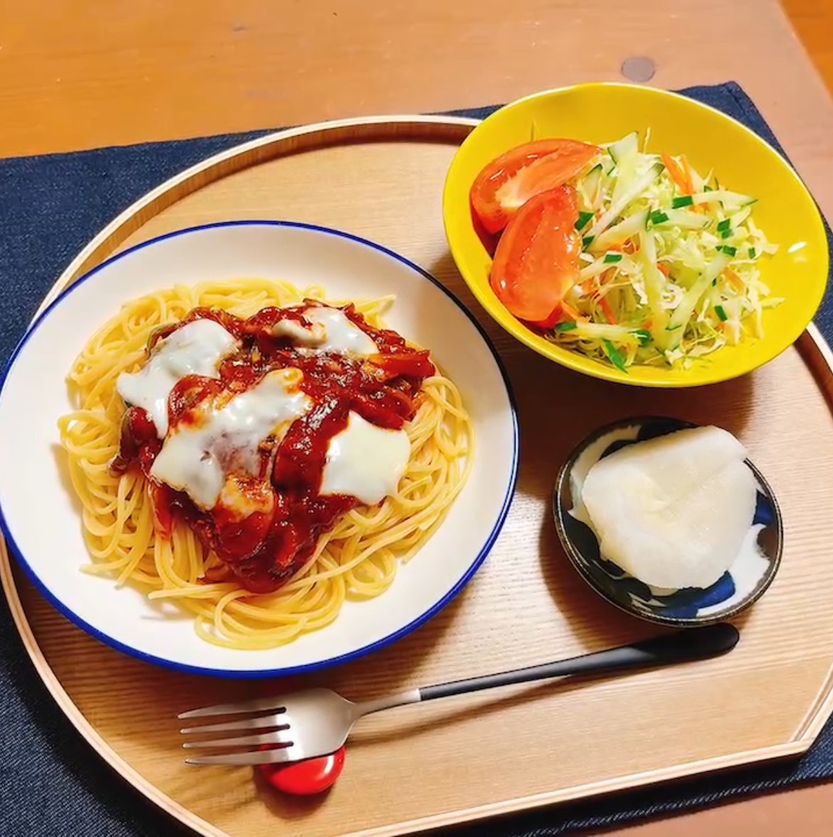 aoppana87's tweet photo. こんばんは😃

今日の晩ご飯です🌟チーズ入りパスタです🍝 https://t.co/lHiSd0pRTh