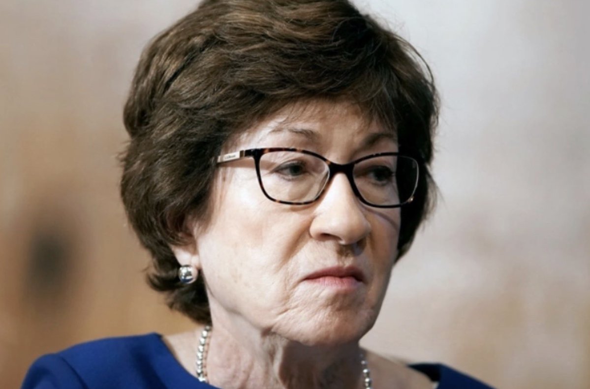 joncoopertweets's tweet photo. Thirty years ago, Susan Collins promised Maine voters she’d serve only two terms. Now she’s a multimillionaire asking them for a sixth.

Her current net worth is estimated to be roughly $6.8 million. 

Not bad for a Senate salary of $174,000 per year. https://t.co/LbIDZixWkY