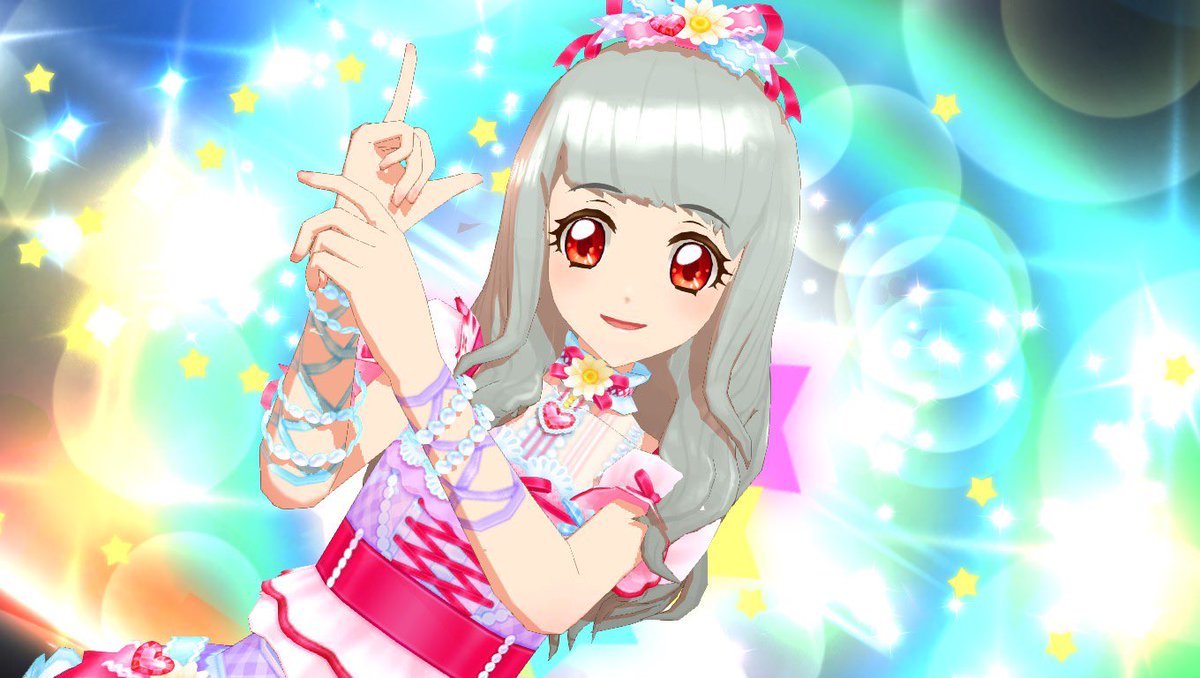 nu__aikatsu's tweet photo. これなんか斜視っぽいというか焦点合ってないというか目イってない？👉👈 https://t.co/6nStsJtr3f