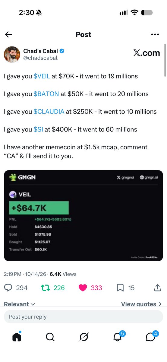 dprincecoder's tweet photo. @teddi_speaks @chadscabal Tasks done with following done ✅ 

3hUeB2K21EsizfxSftaDQGYB9Wf4JjqXT54pvaF75KaM https://t.co/MV7mXMOkIH