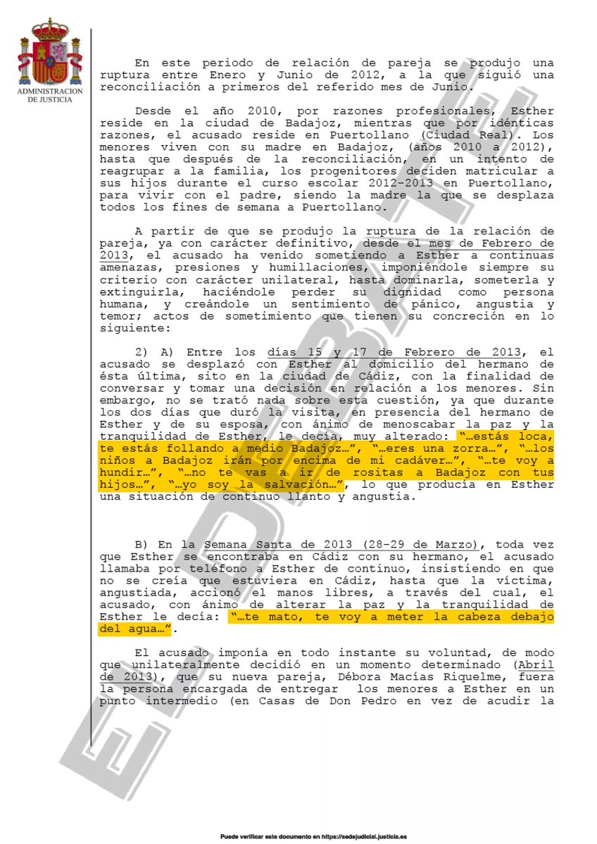 entrammbasaguas's tweet photo. #INVESTIGACIÓN Sáenz de Tejada, el ex juez al que la cloaca del PSOE encargó espiar a la juez Biedma, contrató un detective para que siguiera a su pareja: «Puta, zorra, te estás follando a todos», «Te voy a destruir la vida y la carrera». https://t.co/E01jZiPWr8 https://t.co/DG2N4nzP1t