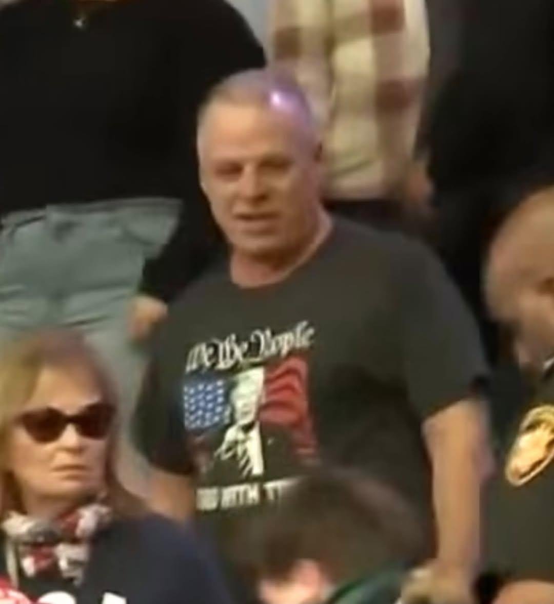 LindseyGre67097's tweet photo. A woman was punched at a Trump rally in Youngstown for wearing a "Release the Epstein Files" shirt. The crowd cheered. Trump mocked her on stage. No arrests. We've been told this is law and order. Law and order doesn't need cheering. https://t.co/MmF1sdhSlu