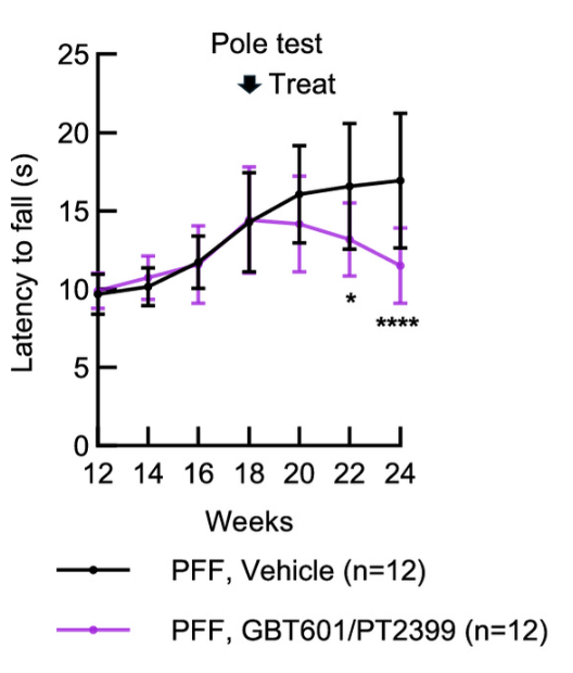 VamsiMootha's tweet photo. Introducing our next-gen “hypoxia in a pill” - we upgrade the combo by replacing GBT440 w/ 2nd-gen Hb affinity enhancer GBT601, and continue to pair with HIF-2α inhibitor PT2399. Highly effective in advanced Parkinson’s dz and Leigh syndrome mouse models
https://t.co/58KbrX4s1p https://t.co/BLDhWGTenl